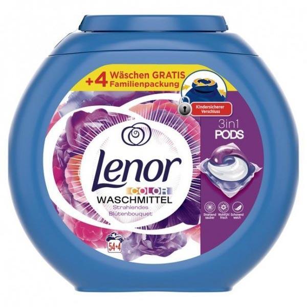Lenor kapsułki do prania tkanin 3w1 58 sztuk Color
