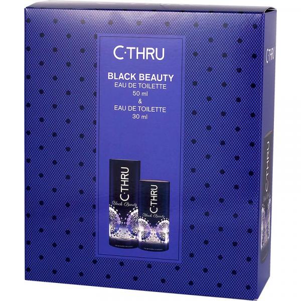 C-THRU zestaw Black Beauty woda toaletowa 50ml + woda toaletowa 30ml