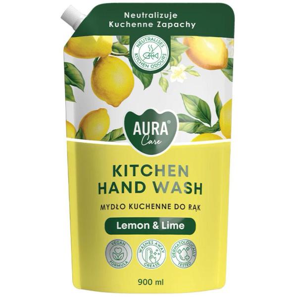 Bispol Aura Kitchen mydło kuchenne – zapas 900ml Lemon & Lime