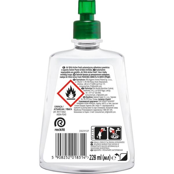 Air Wick Active Fresh automatyczny odświeżacz powietrza 228ml Świeże Pranie 