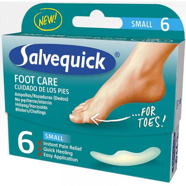 Salvequick Foot Care plastry na pęcherze i otarcia 6 sztuk\r\n
