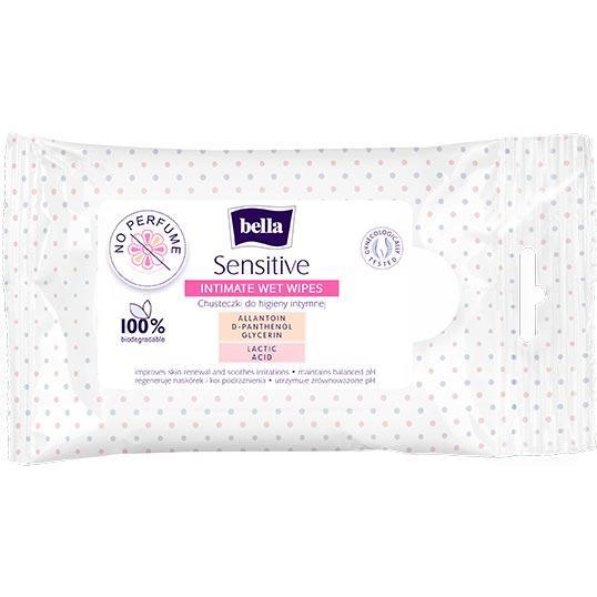 Bella nawilżane chusteczki do higieny intymnej 10szt. Sensitive 