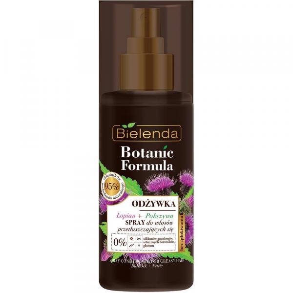 Bielenda Botanic Formula odżywka w sprayu 150ml (włosy przetłuszczające się)
