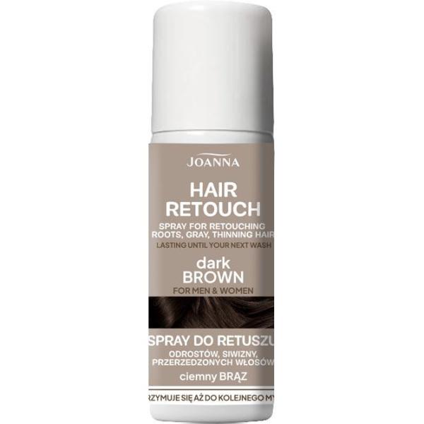 Joanna Hair Retouch spray do retuszu odrostów 75ml Ciemny Brąz