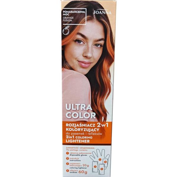 Joanna Ultra Color rozjaśniacz koloryzujący Pomarańczowa Moc