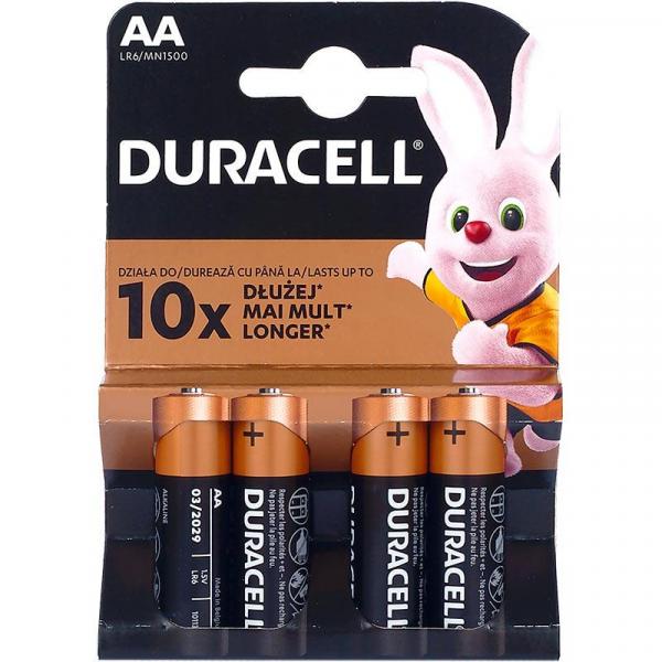 Duracell baterie alkaliczne AA 4 sztuki