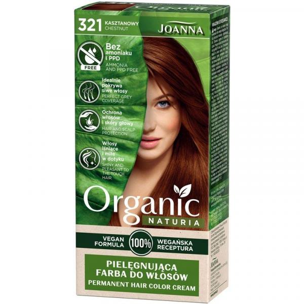 Joanna Organic Vegan farba 321 Chestnut
