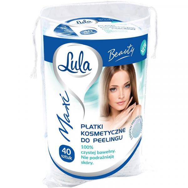 Lula płatki kosmetyczne do peelingu Maxi 40 sztuk