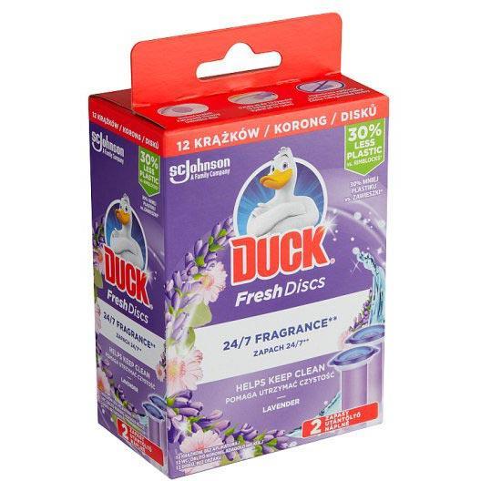 Duck Duo Fresh Discs żelowy krążek do WC Lawenda zapas 2szt.
