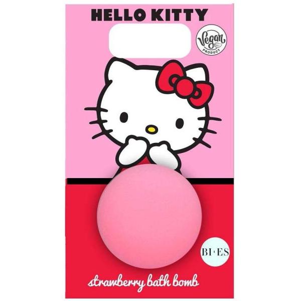 Bi-es Hello Kitty musująca kula do kąpieli Strawberry torebka 
