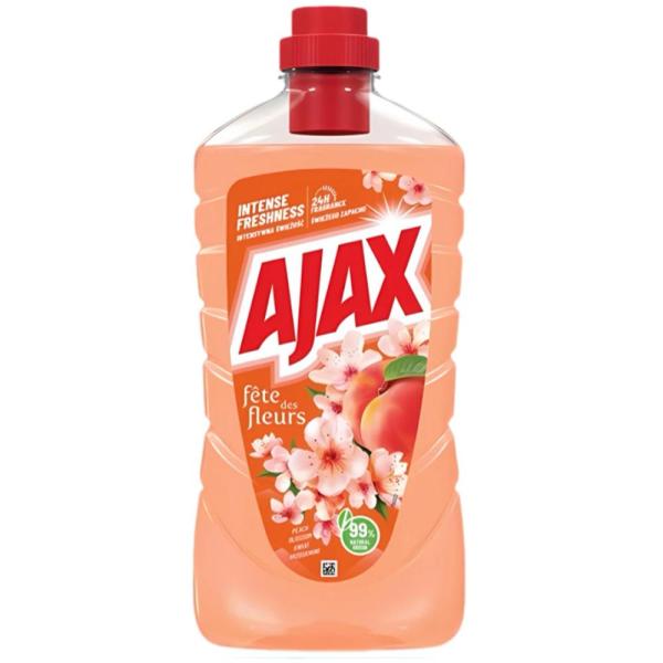 Ajax płyn uniwersalny 1L o zapachu kwiatu brzoskwini