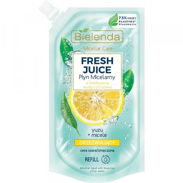 Bielenda Fresh Juice płyn micelarny 500ml Orzeźwiający doypack