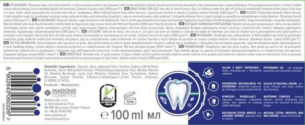 Bio Madent wybielająca pasta do zębów dla palaczy 100ml