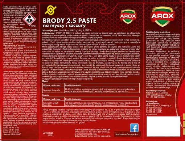 Arox pasta na myszy i szczury 150g