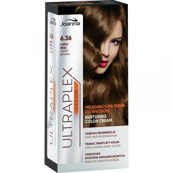 Joanna Ultraplex Color Farba 6,36 Ciepły Brąz