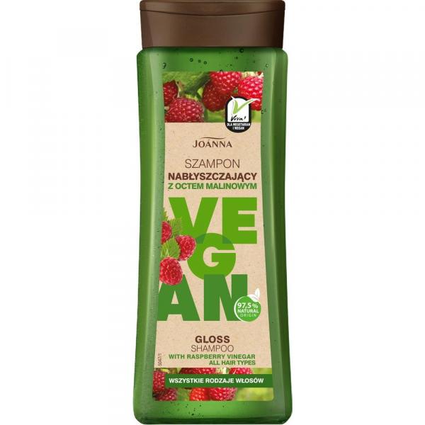 Joanna Vegan szampon nabłyszczający 300ml Ocet Malinowy
