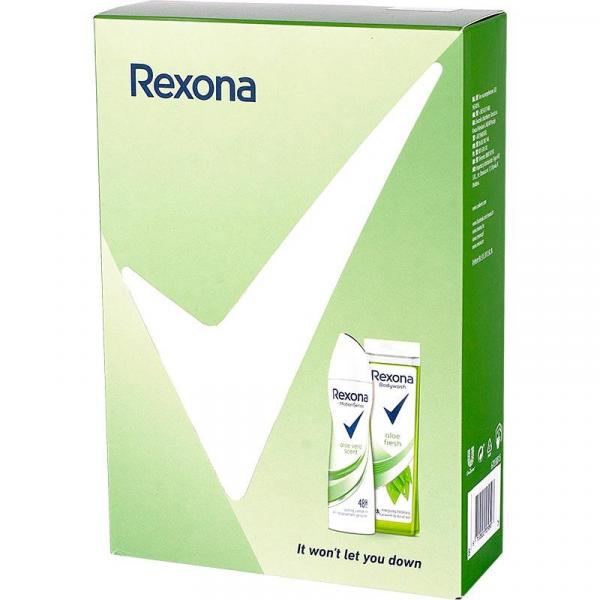 Rexona zestaw Aloe Vera żel pod prysznic + dezodorant