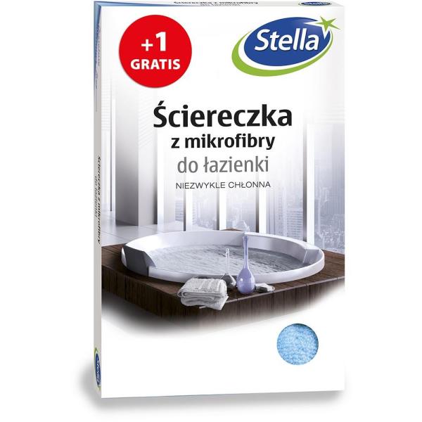 Stella ściereczka z mikrofibry do łazienki 1+1 gratis