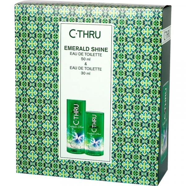 C-THRU zestaw Emerald Shine woda toaletowa 50ml + woda toaletowa 30ml