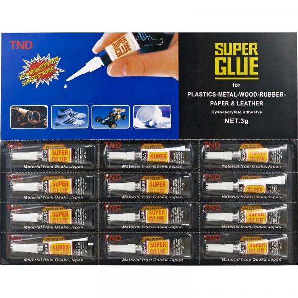 TND super glue klej cyjanoakrylowy 12 sztuk
