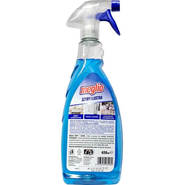 Meglio Szyby i Lustra 650ml spray