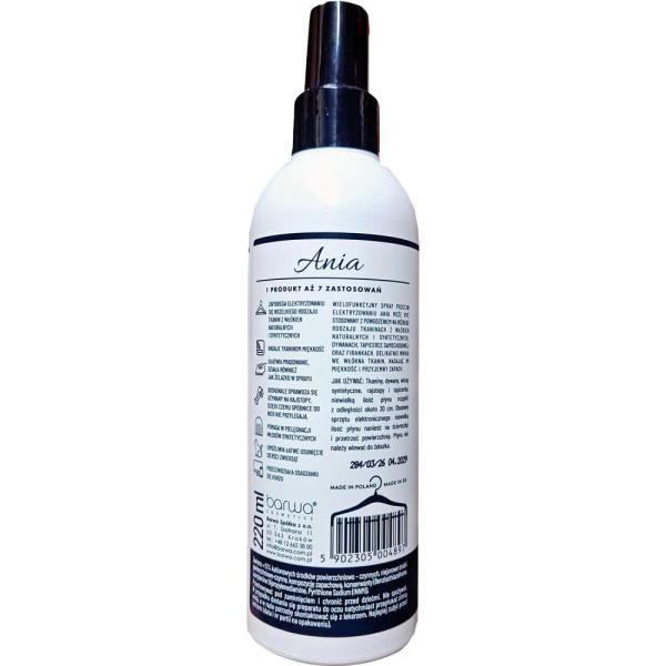 Ania płyn antyelektrostatyczny 220ml