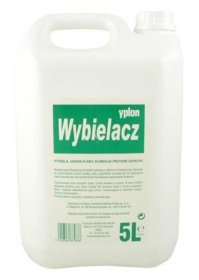 Yplon wybielacz 5L PAKIET 20 sztuk