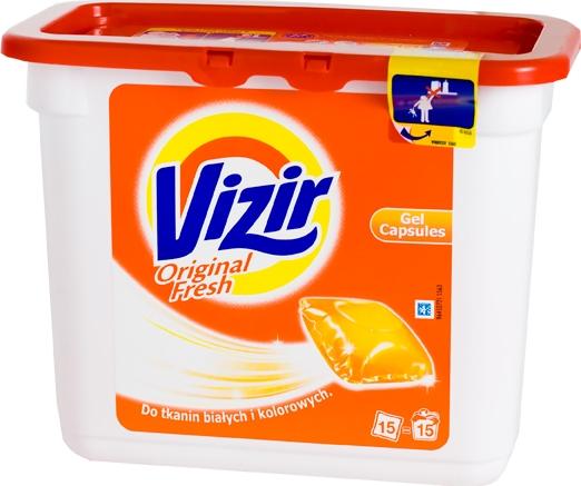 Vizir kapsułki do prania 15szt Original Fresh