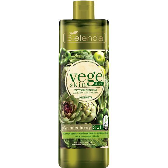 Bielenda Vege Skin płyn micelarny 500ml cera mieszana i tłusta