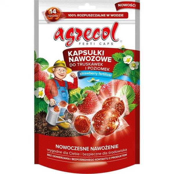 Agrecol kapsułki nawozowe do truskawek i poziomek 14 sztuk
