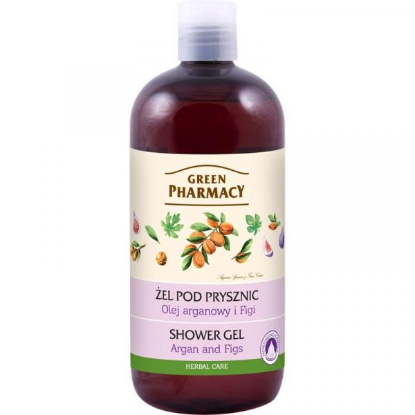 Green Pharmacy żel pod prysznic 500ml Olejek Arganowy i Figi
