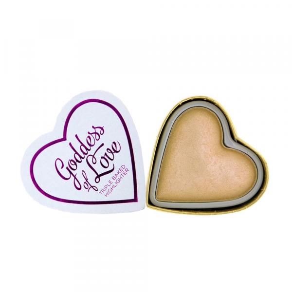 Revolution (I ♡ Makeup) rozświetlacz Golden Goddess highlighter