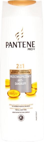 Pantene szampon 400ml 2w1 przeciwłupieżowy
