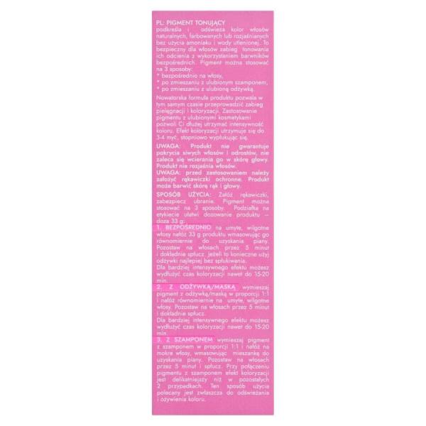 oanna Ultra Color tonujący pigment do włosów 100ml Różowy Blond