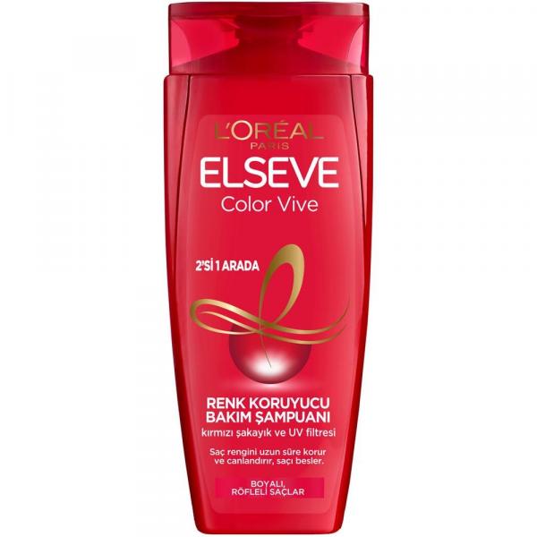 Elseve szampon 2w1 450ml Color Vive (włosy farbowane)
