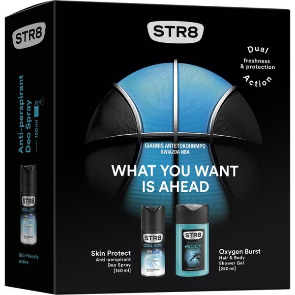 STR8 zestaw DA Skin Protect antyperspirant 150ml + żel pod prysznic 250ml