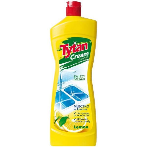 Tytan mleczko do czyszcenia 900g cytrynowe