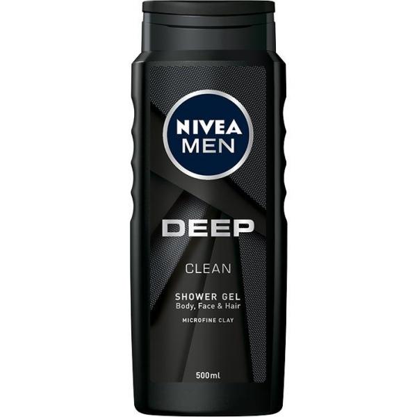 Nivea MEN żel pod prysznic 500ml Deep Clean
