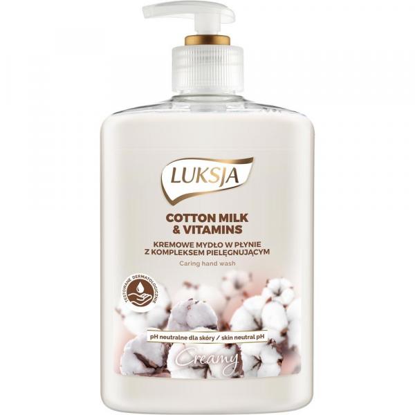 Luksja mydło w płynie creamy Cotton milk & vitamins 500ml