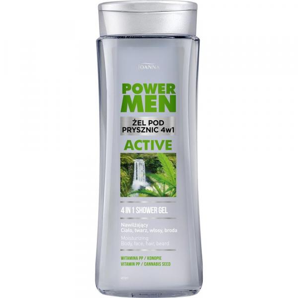 Joanna Power Men 4w1 żel pod prysznic męski 300ml Active
