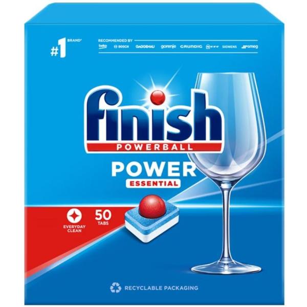 Finish Power Essential tabletki do zmywarek 50 sztuk Regular