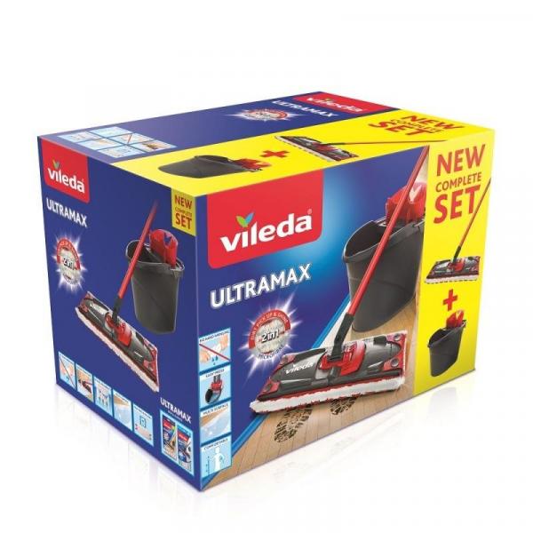 Vileda UltraMax mop płaski + wiadro 10L Box