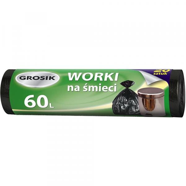 Grosik worki na odpady HD 60L/20szt.