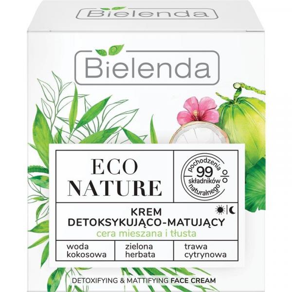 Bielenda Eco Nature detoksykująco-matujący krem do twarzy 50ml