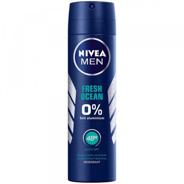 Nivea Men dezodorant Fresh Ocean 0% aluminium 150ml
