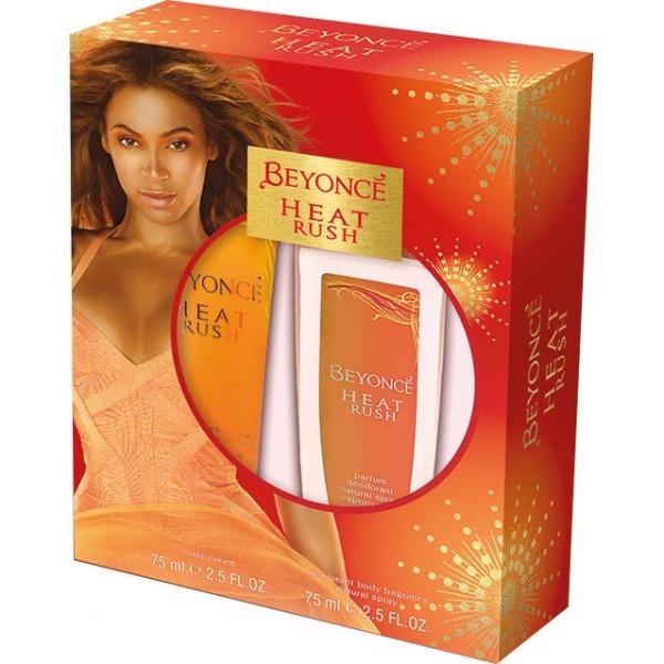 Beyonce Zestaw Heat Rush dezodorant perfumowany + balsam do ciała