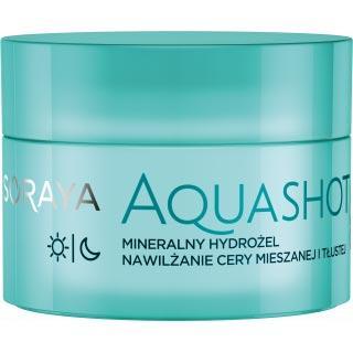 Soraya Aqua Shot kremowy hydrożel do twarzy 50ml cera tłusta i mieszana
