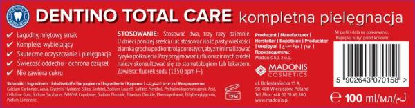 Dentino pasta do zębów 100ml Total Care