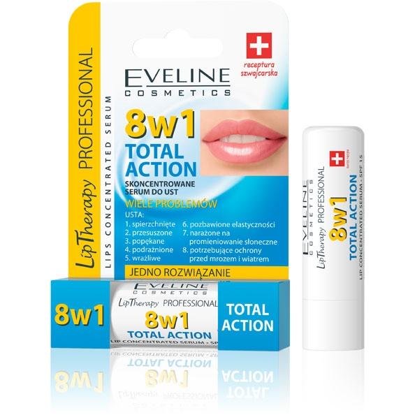 Eveline serum do ust 8w1 pomadka ochronna