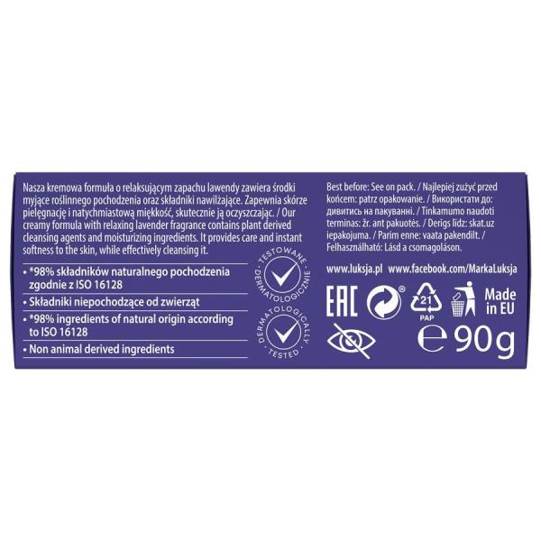 Luksja mydło 90g Aroma Deeply Relaxing Lavender
